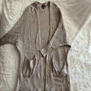 Tan Cardigan with Pockets